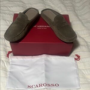 Women's Tan Suede Loafers